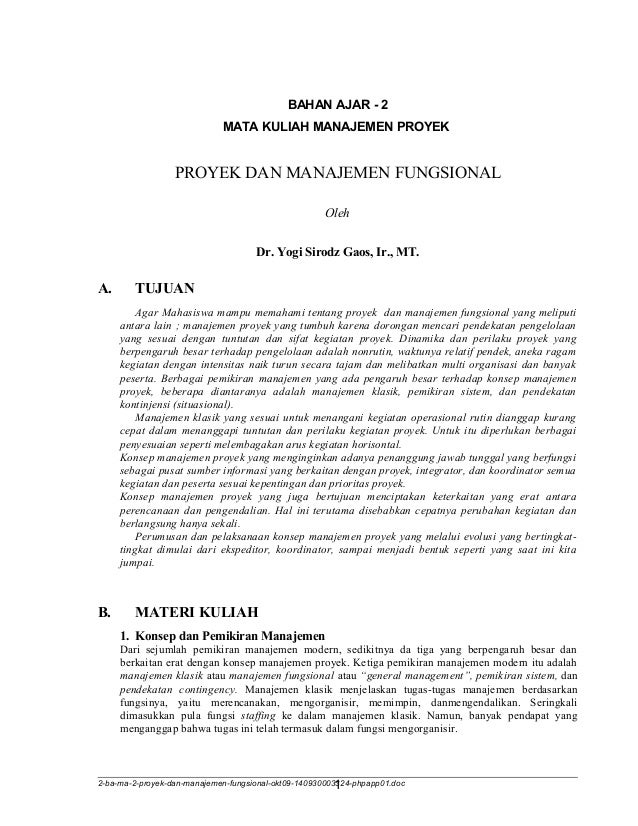 2 Ba Ma 2 Proyek Dan Manajemen Fungsional Okt09