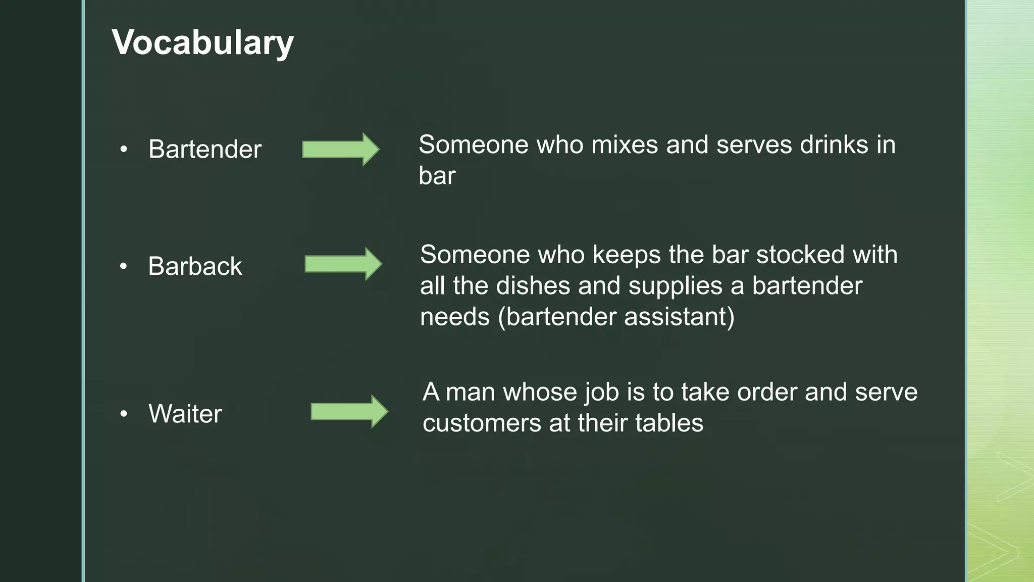 2 BAR JOB DESCRIPTION pptx 2-bar-job-description-pptx