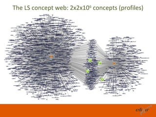 The LS concept web: 2x2x106 concepts (profiles)
 