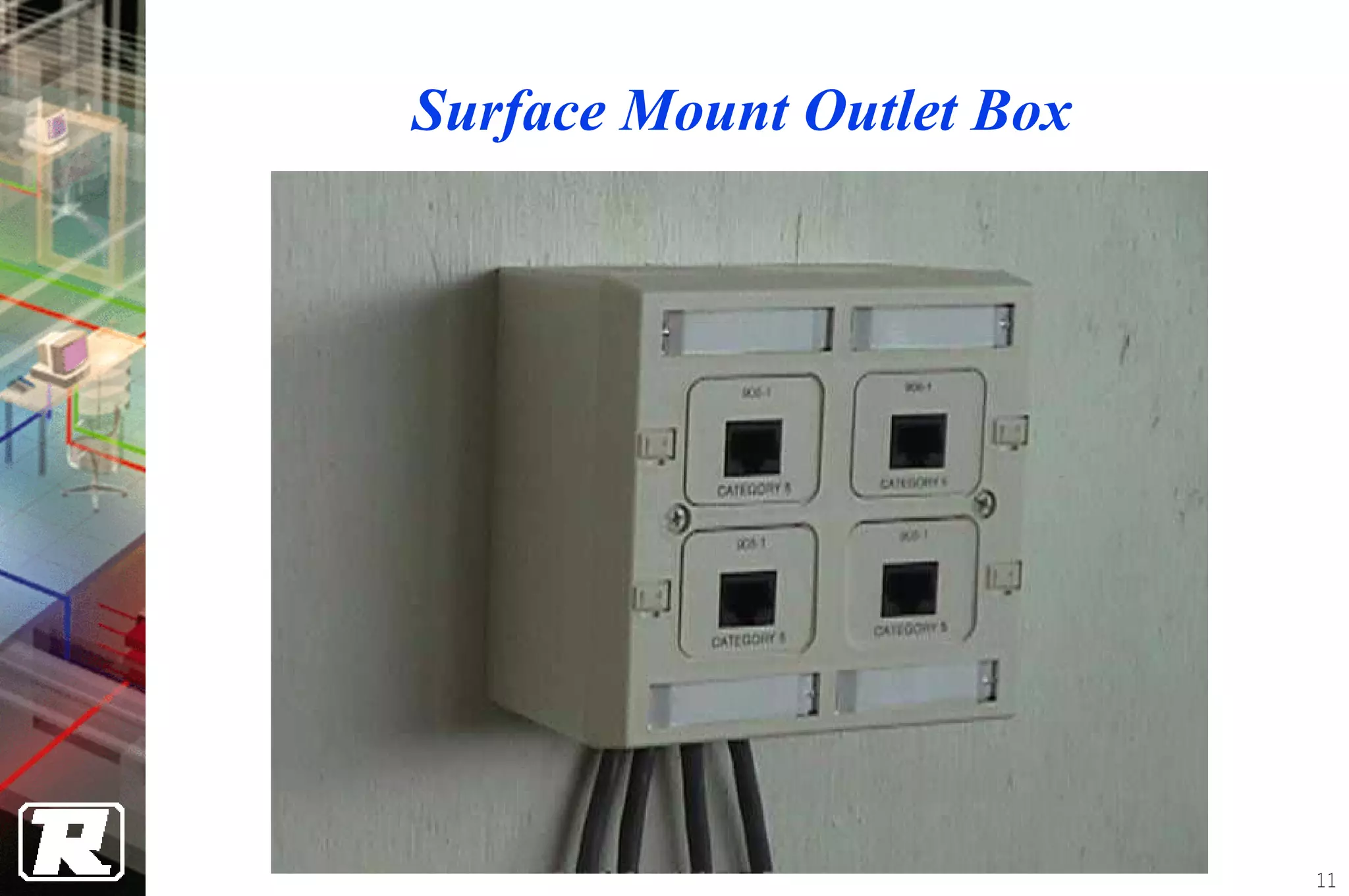 Surface Mount Outlet Box




                           11
 