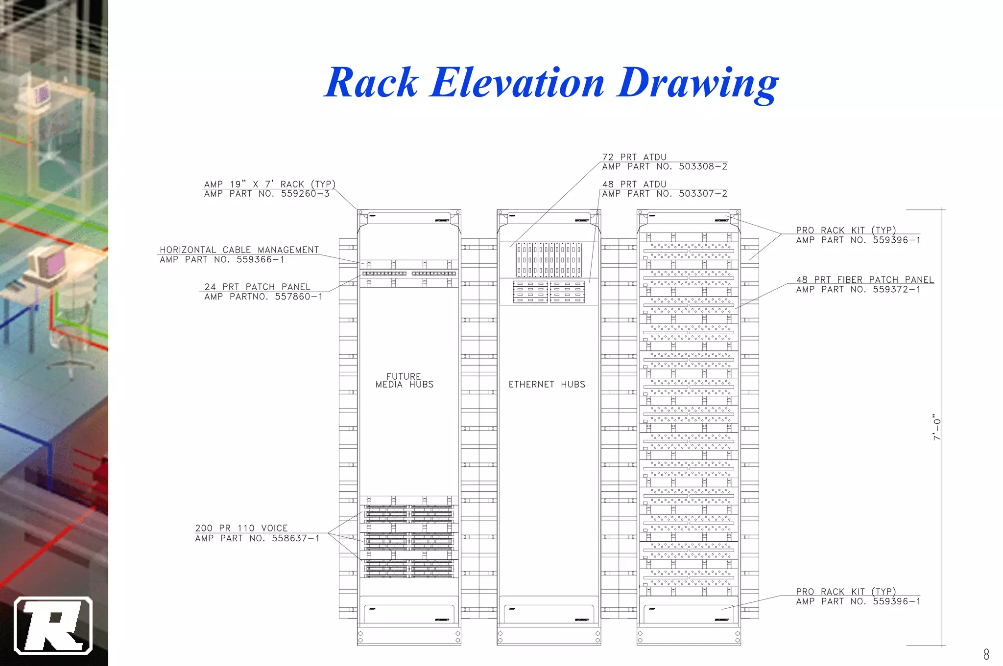 Rack Elevation Drawing




                         8
 