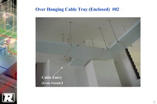 Over Hanging Cable Tray (Enclosed) #02




  Cable Entry
  (From Outside)




                                         23
 