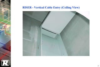 RISER - Vertical Cable Entry (Ceiling View)




                                              26
 
