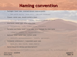Java Course 2: Basics | PPT