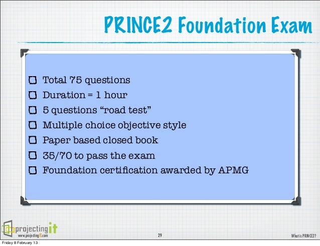 PRINCE2Foundation日本語版試験勉強法