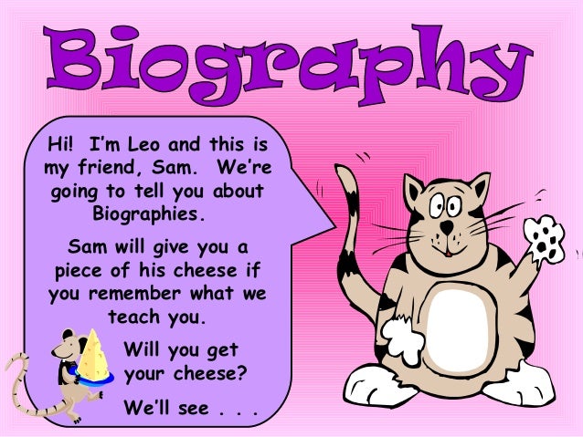 biography powerpoint for 2nd grade
