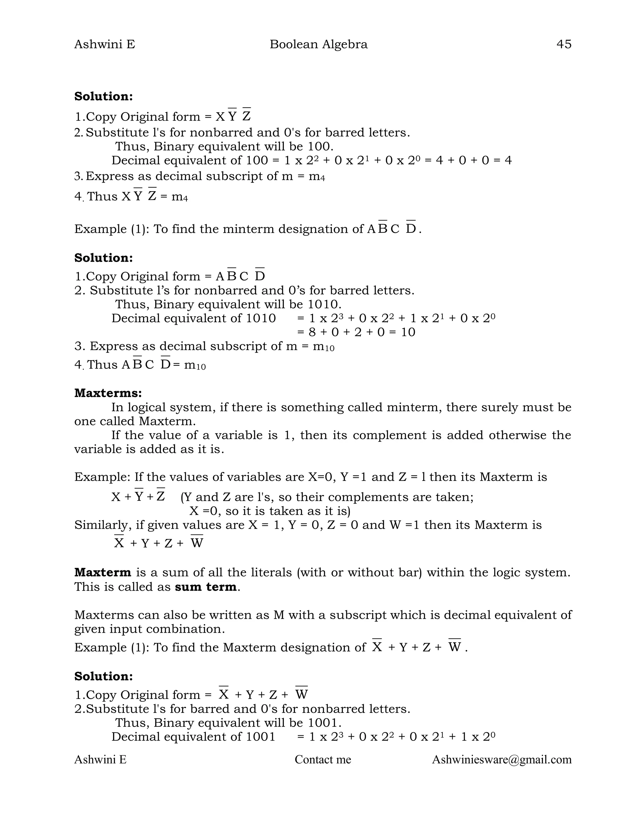 2nd PUC computer science chapter 2 boolean algebra | PDF | Programming ...