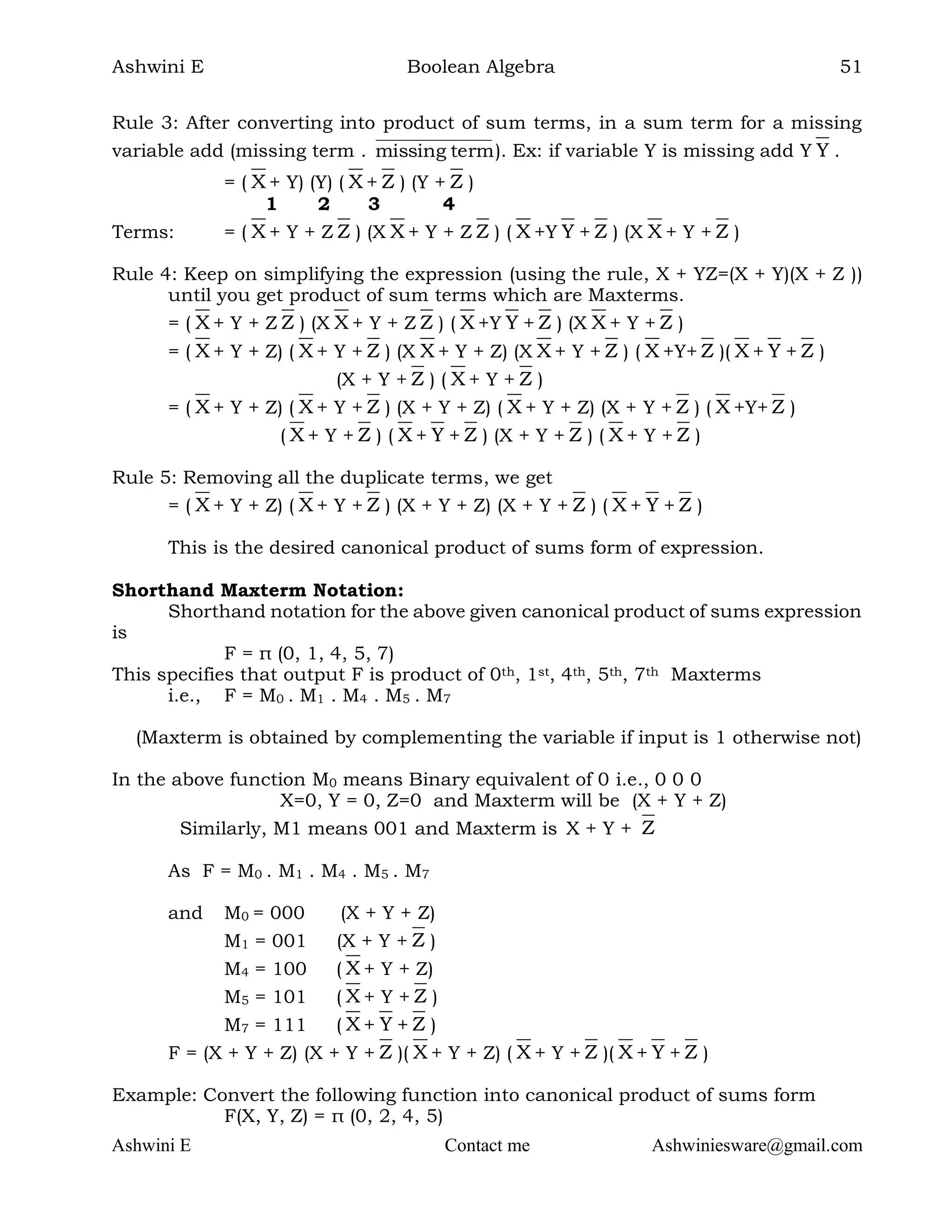 2nd PUC computer science chapter 2 boolean algebra | PDF | Programming ...