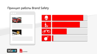 Принцип работы Brand Safety
 
