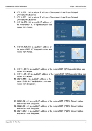 2-Brief Router Connection of Ministry of Post and Telecommunication ...