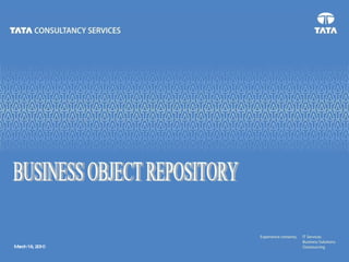 BUSINESS OBJECT REPOSITORY 