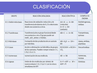 CLASIFICACIÓN
 