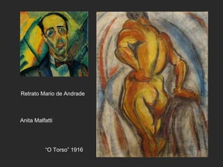 Retrato Mario de Andrade



Anita Malfatti




          “O Torso” 1916
 