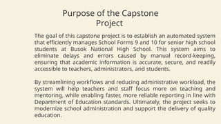 Design and Development of an Automated School Form 9 and 10 Management ...