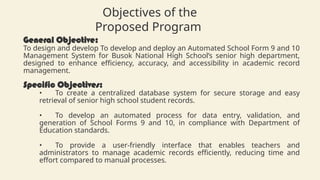 Design and Development of an Automated School Form 9 and 10 Management ...