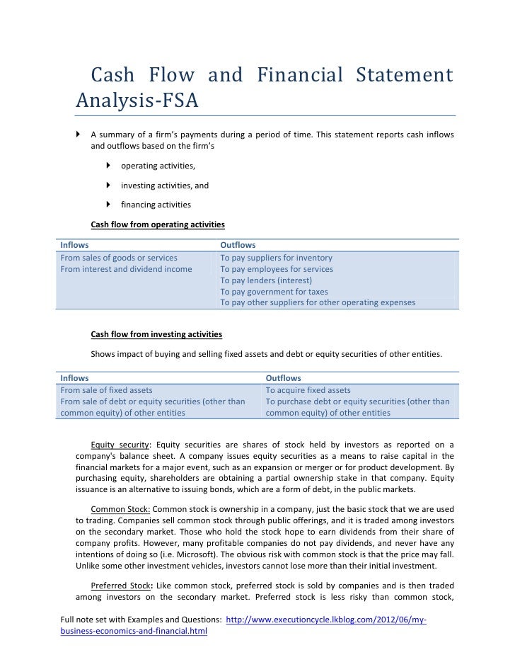 Financial Analysis Ebay s Cash Flow