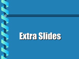 Extra Slides
 