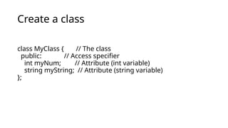 2-Class and Object using C++ whole .pptx