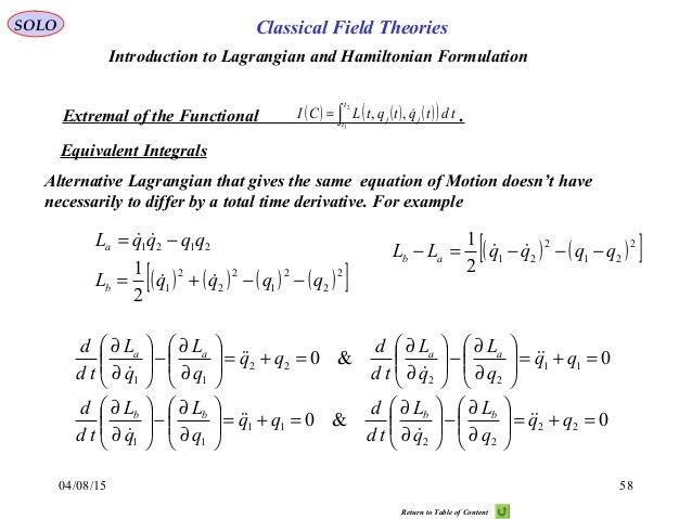 2 classical field theories