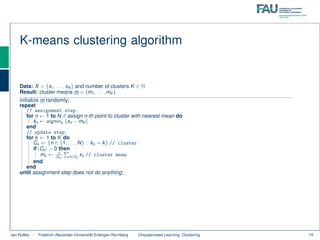 Unsupervised Learning Clustering - Mathematcis | PDF