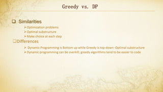 Coin Change : Greedy vs Dynamic Programming | PPTX | Programming ...