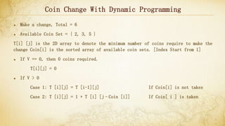 Coin Change : Greedy vs Dynamic Programming | PPTX | Programming ...