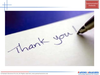 Communication
Protocols
 