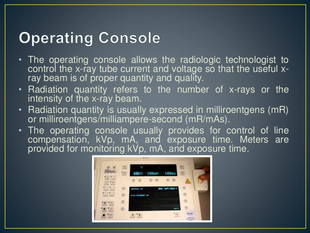Components of XRay Machine