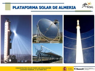 PLATAFORMA SOLAR DE ALMERIA 