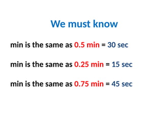 Comprehensive Guide to Converting Units of Time with Examples | PPTX