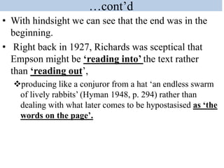 Literary in to cultural studies | PPTX