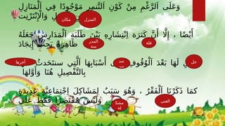 arabic presentation grammar class students | PPTX
