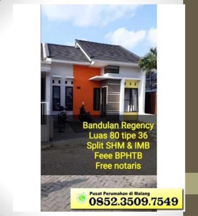 Wa 0852 3509 7549 Cicilan Rumah Subsidi Btn Malang Rumah Minimalis