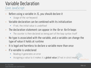 Core JavaScript | PPT