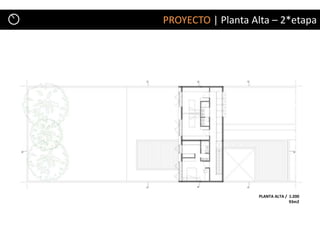 PROYECTO | Planta Alta – 2*etapa




                   PLANTA ALTA / 1:200
                                 93m2
 