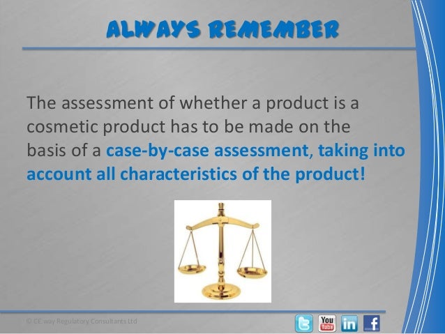 Cosmetic products definition EU