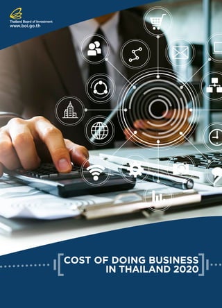 COST OF DOING BUSINESS
IN THAILAND 2020
Thailand Board of Investment
www.boi.go.th
 