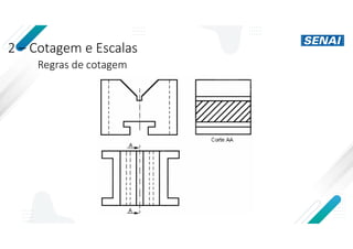 2 – Cotagem e Escalas
Regras de cotagem
 