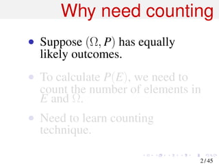 Probability, Statistic & Random Process - Lecture 2 - Counting.pdf