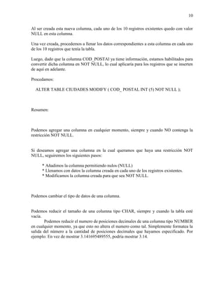 2. creación de tablas 2007