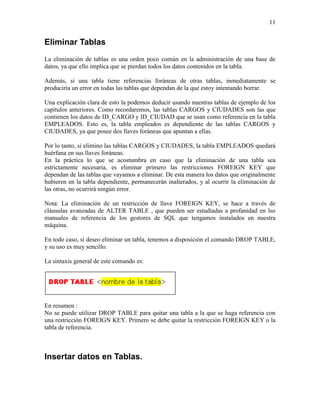 2. creación de tablas 2007