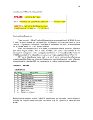 2. creación de tablas 2007