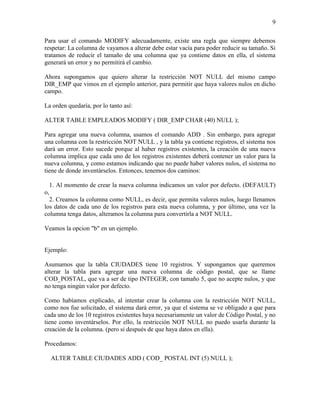 2. creación de tablas 2007