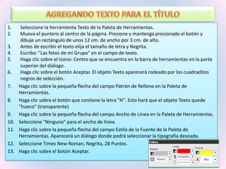 PROPIEDADES DE LA PÁGINAActivar la primera página haciendo clic sobre la pestaña "Nueva Página" de la parte inferior Los botones creados en la Página Maestra estarán visibles en esta página Con todo, y dado que está página contendrá el título y un pequeño menú formado por dos botones para ir a cada una de las sub-secciones,  luego pasaremos también a ocultarlos, desde las acciones de la página. Por ahora, Desde el Menú Página, deseleccionaremos la opción: “Mostrar elementos de la página maestra”