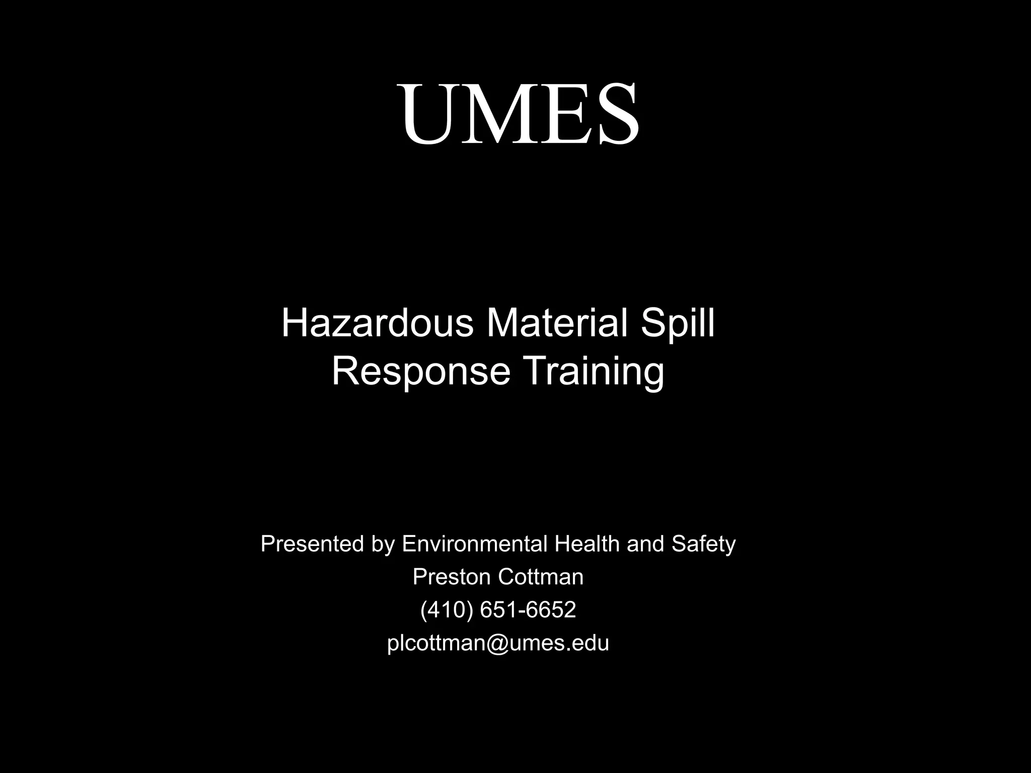 _2Crisis Prevention Chemical Spills training.ppt