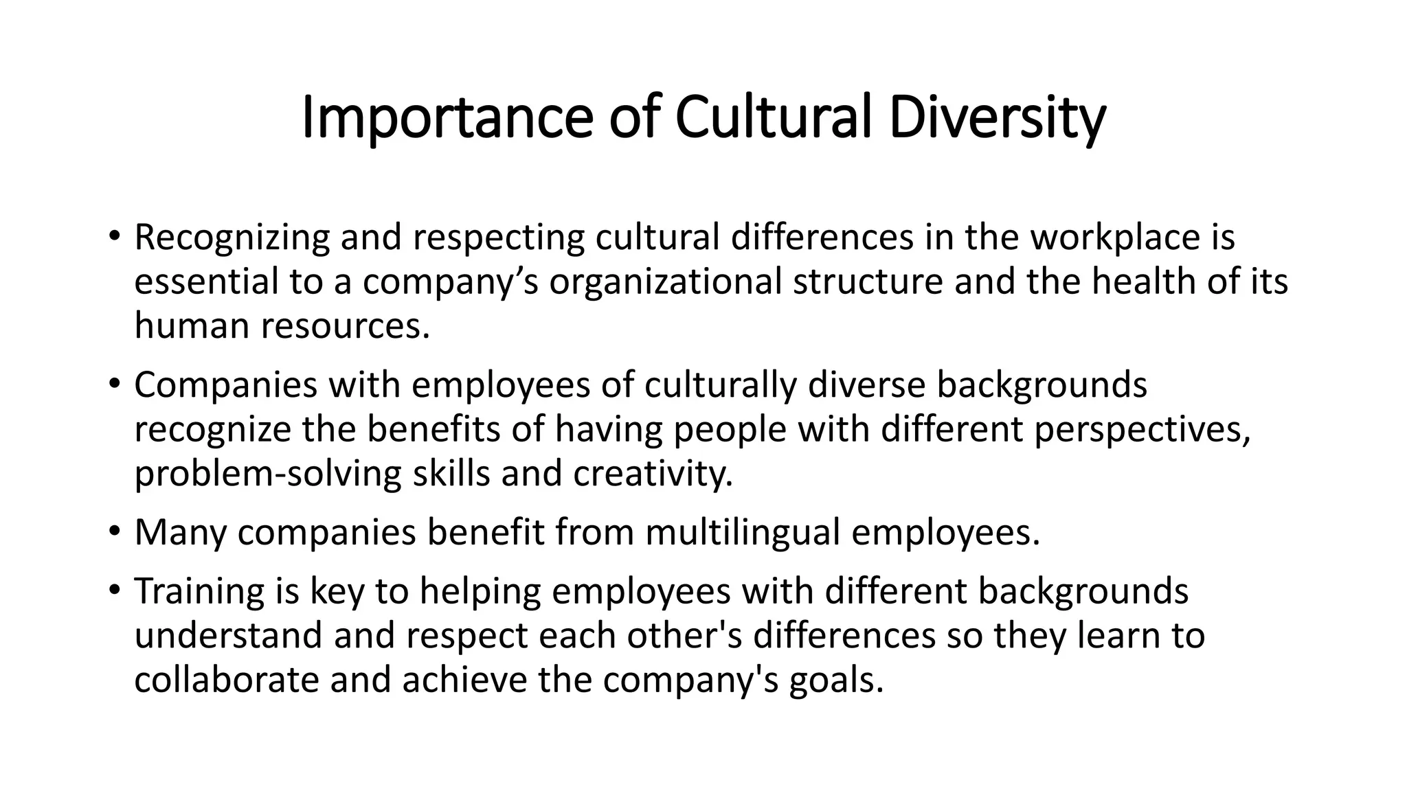 What Is Cultural Diversity And Why Is It Important Why Is Diversity At