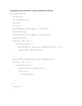 2D array | PDF