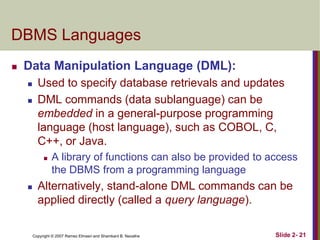 2 database system concepts and architecture | PPT