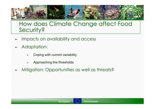 Enhancing Food Security in the Face of Climate Change - David Radcliffe ...