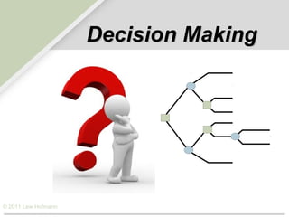 Decision Making




© 2011 Lew Hofmann
 